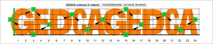 GEDCA octaves G natural