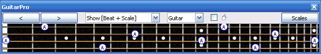 GuitarPro6 A natural octaves