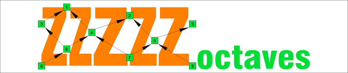 ZZZZZ octaves logo