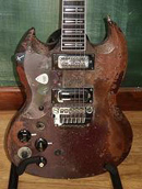 Old boy guitar body