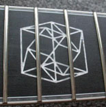 Mayones Tesseract inlay