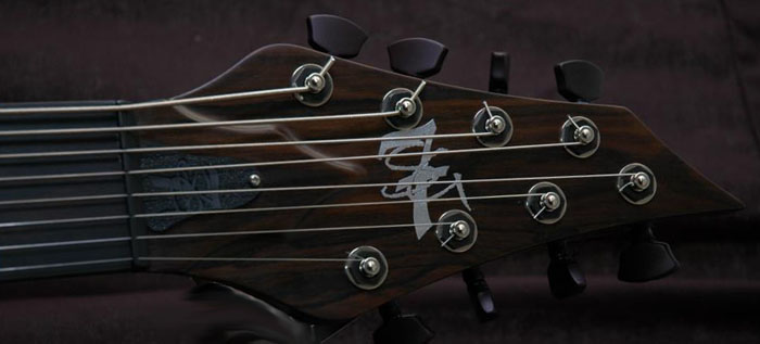 Stricktly 7 Guitars headstock