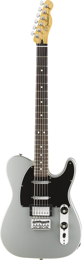 Fender Blacktop Telecaster Baritone - silver