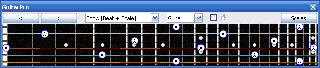 GuitarPro6 A natural octaves