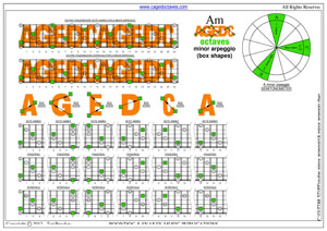 A minor arpeggio box shapes pdf