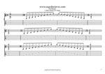 C major arpeggio box shapes tab pdf