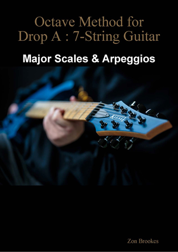 Octave Method for Drop A: 7-String Guitar eBook