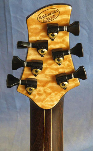 Roscoe LG332 headstock back