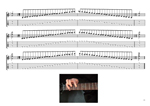 F bebop dominant scale box shapes TAB  pdf