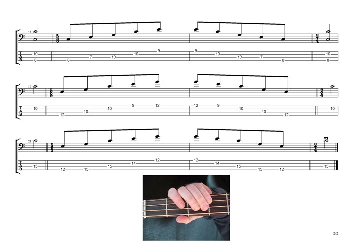 GuitarPro 6 C major arpeggio box shapes TAB pdf