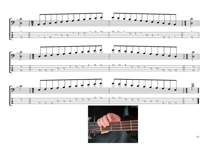 GuitarPro6 D dorian mode box shapes TAB pdf