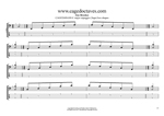 CAGED4BASS C major arpeggio 3nps box shapes TAB pdf