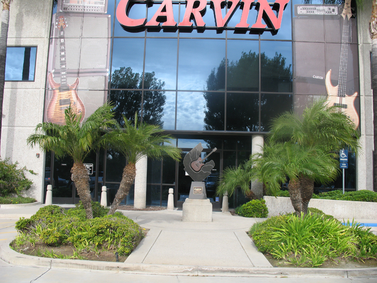 Carvin Guitars factory entrance