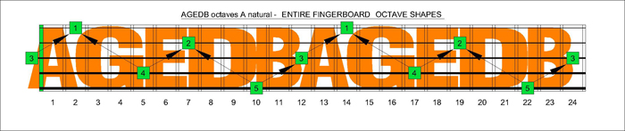 AGEDB octaves fingerboard : A natural octaves