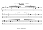 AGEDB octaves A minor arpeggio box shapes GuitarPro6 TAB pdf