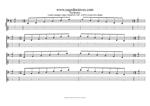 AGEDB octaves A minor arpeggio (3nps) box shapes TAB pdf