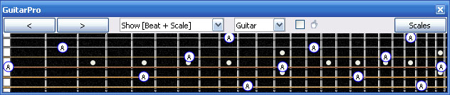 GuitarPro6 A natural octaves