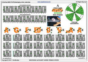 AGEDBC octaves A minor scale 3nps box shapes pdf