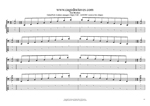 AGEDBC octaves A minor arpeggio (3nps) box shapes TAB pdf