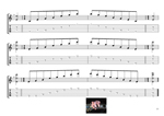 EDCAG octaves E minor arpeggio box shapes TAB pdf