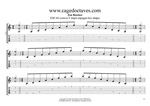 EDCAG octaves F major arpeggio box shapes GuitarPro6 TAB pdf