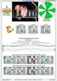 CAGED octaves B locrian mode : 5C2 box shape at 12 pdf