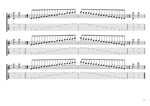 CAGED octaves C pentatonic major scale pseudo 3nps box shapes GuitarPro6 TAB pdf