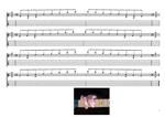 BAGED octaves (7 string : Drop A) C major arpeggio (3nps) box shapes TAB pdf