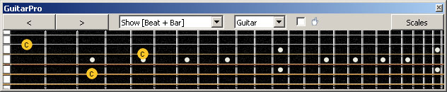 GuitarPro6 5C2:5A3 octave shapes