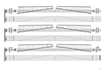 BAGED octaves C pentatonic major scale 3131313 sweep patterns GuitarPro6 TAB pdf