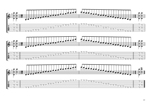 BAGED octaves C pentatonic major scale pseudo 3nps box shapes GuitarPro6 TAB pdf