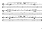 C major scale (8-string: Drop E) box shapes TAB pdf