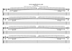 BAGED octaves C ionian mode (major scale) box shapes TAB pdf