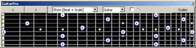 GuitarPro6 fingerboard: A natural