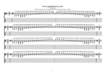 8-string:Drop E - A minor scale (aeolian mode) 3nps box shapes TAB pdf