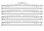 8-string:Drop E - A minor arpeggio (3nps) box shapes TAB pdf