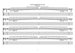 8-string (Drop E) : E phrygian mode 3nps box shapes TAB pdf