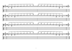 8-string (Drop E) : E minor arpeggio (3nps) box shapes TAB pdf