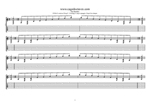 8-string (Drop E) : F major arpeggio (3nps) box shapes TAB pdf