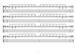 8-string (Drop E) : B diminished arpeggio (3nps) box shapes TAB pdf