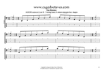 AGEDB octaves A minor arpeggio box shapes GuitarPro6 TAB pdf