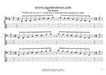 AGEDB octaves A minor-diminished arpeggio box shapes GuitarPro6 TAB pdf