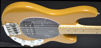 Ernie Ball Musicman Stingray 4H Old Smoothie Butterscotch