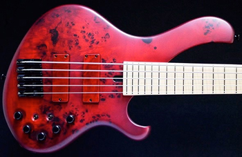 MARUSZCZYK Frog Omega 5A Trans Red Poplar Burl Top