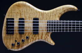 Pedulla Nuance 5 Quilted-Spalted Maple Top