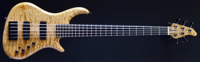 Pedulla Nuance 5 Quilted-Spalted Maple Top