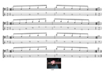 CAGED4BASS (4-string bass : Low E) - C major arpeggio (3nps) box shapes TAB pdf