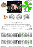 CAGED octaves C major scale (ionian mode) : 5C2 box shape at 12 pdf