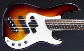 Dingwall Super P/J 5 Tone Sunburst Ziracote