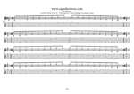 BAGED octaves C major arpeggio (3nps) box shapes TAB pdf